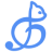 BGM猫 logo